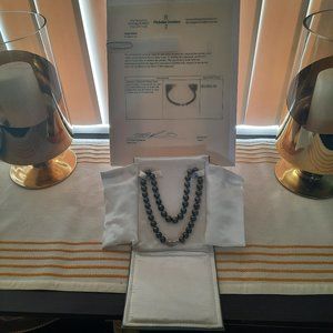 Cultured Tahitian Black Pearl Necklace